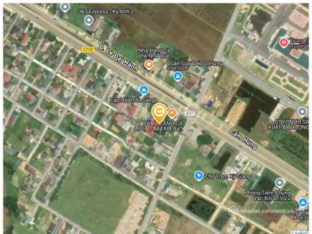 Bán đất thổ cư: Bán đất 274.5m² tại Xã Kỳ Giang Huyện Kỳ Anh