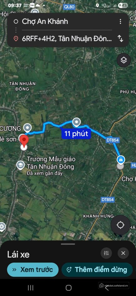 Bán kho, nhà xưởng: Bán khu nhà xưởng rộng 1.800m2. MẶT TIỀN Tỉnh 854, Châu Thàn