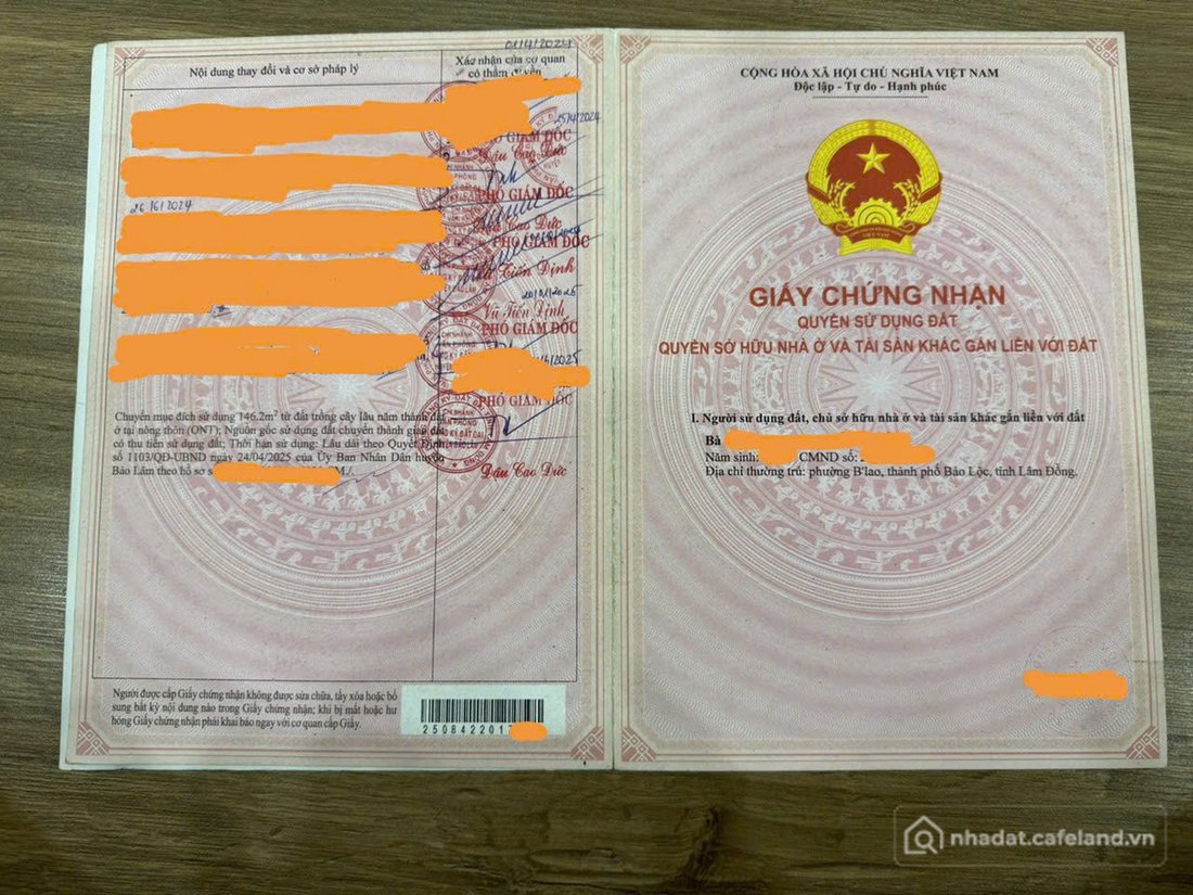 Bán đất thổ cư: cần ra lô đất đẹp Lộc An 246m2 full thổ