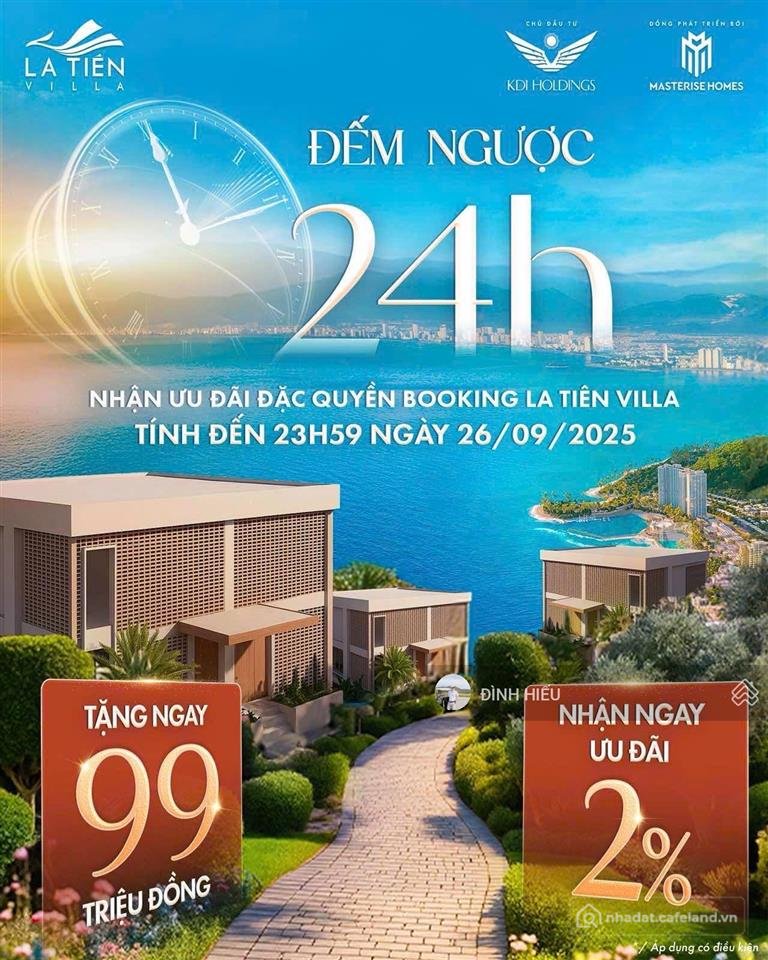 Bán nhà riêng: Mở bán la tiên villas biệt thự biển ngay thềm bãi tắm, duy nhất t