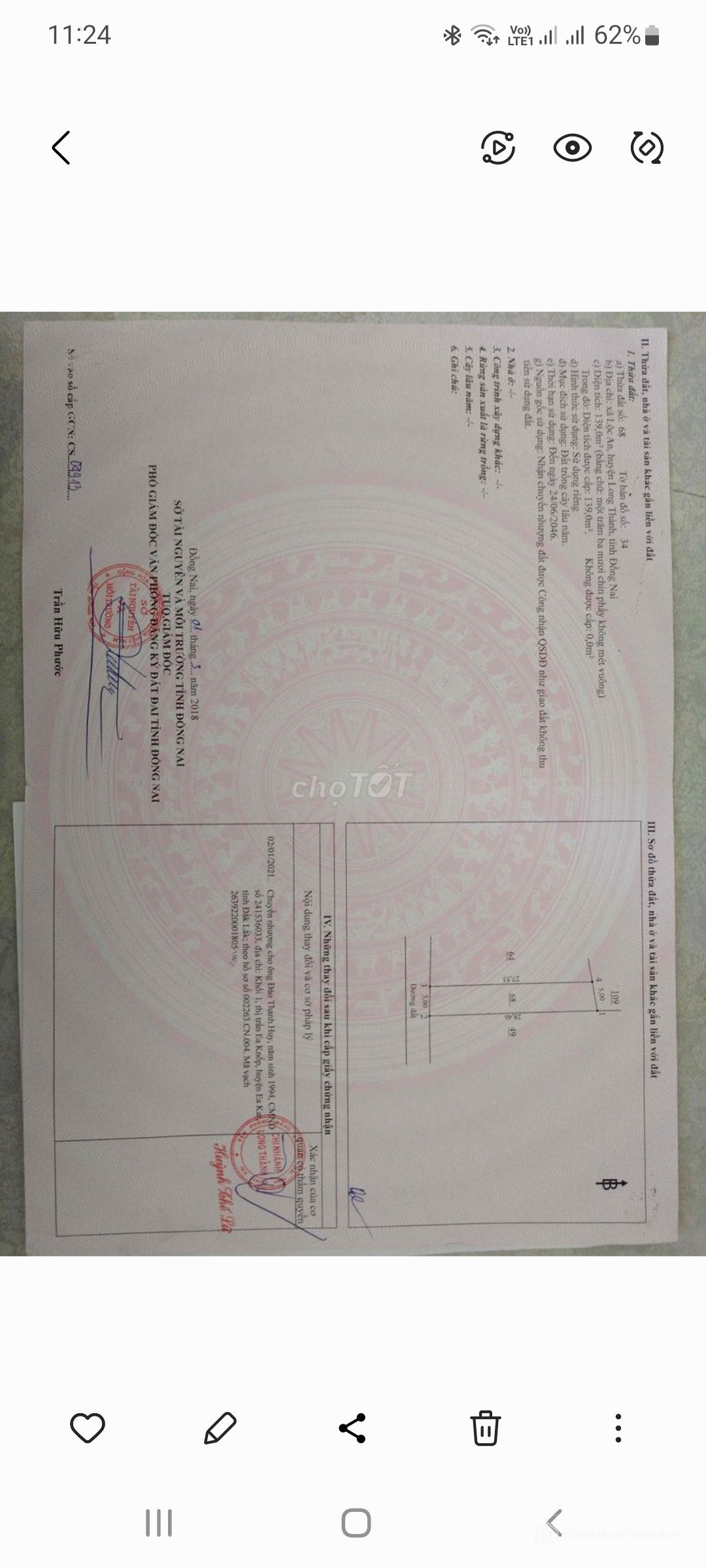 Bán đất thổ cư: Nhà Đất Lộc An Long Thành Đồng Nai