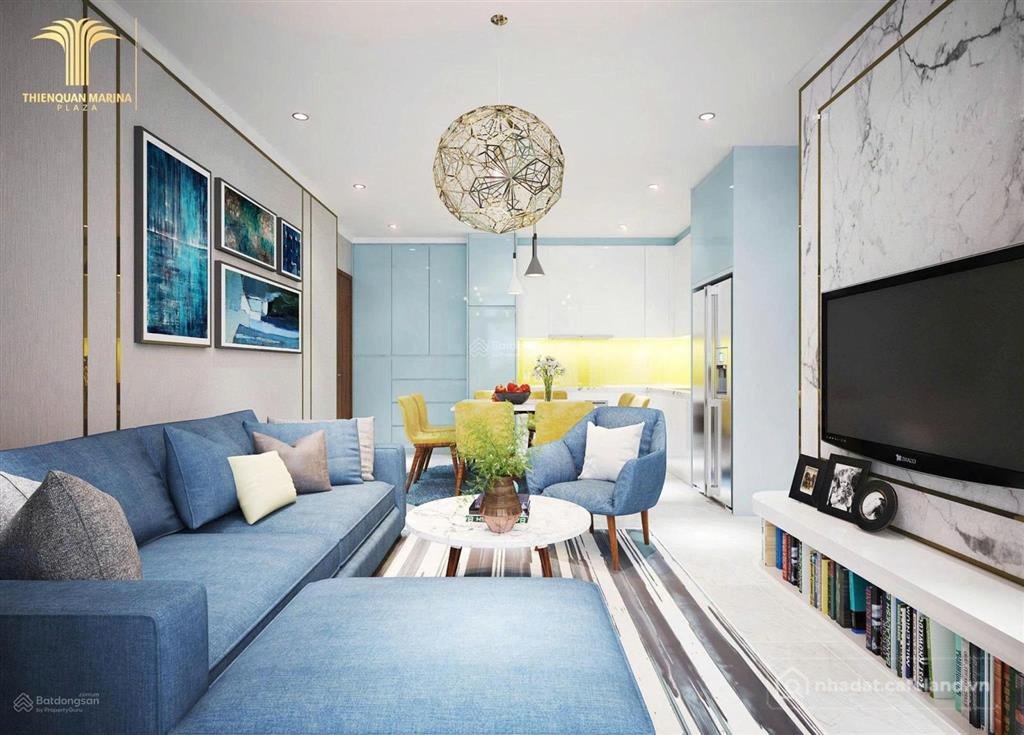 Bán căn hộ chung cư: Căn hộ 1pn tầng cao tòa nhà thiên quân marina plaza view tr