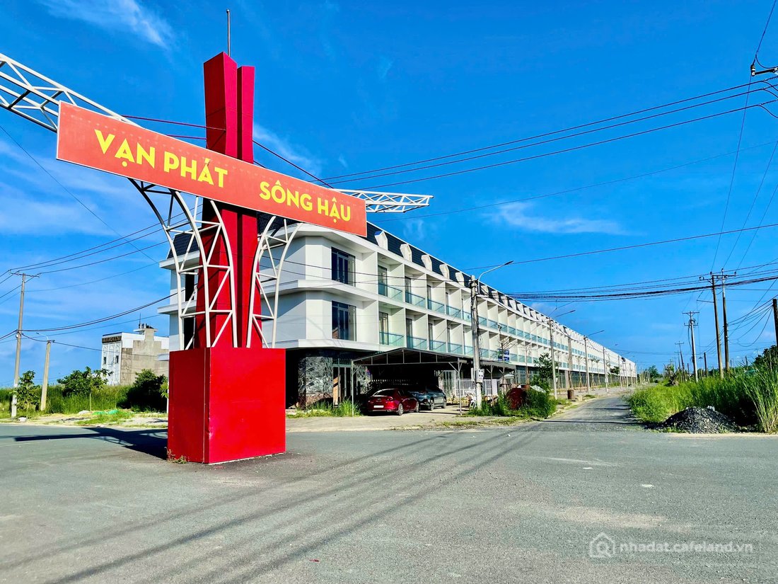 Bán đất thổ cư: ( GIẢM 200 Triệu ) NỀN 100m², TRỤC CHÍNH KDC VẠN PHÁT SÔNG HẬU,