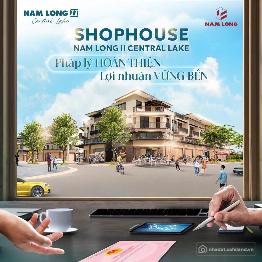 Bán đất thổ cư:  ĐẤT NỀN NAM LONG II CENTRAL LAKE – SỐNG XANH BÊN HỒ, SINH LỜI 