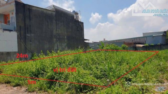 Bán đất thổ cư: Bán lô đất 121m2 giá 450 triệu ngay khu công nghiệp Phước Đông, 