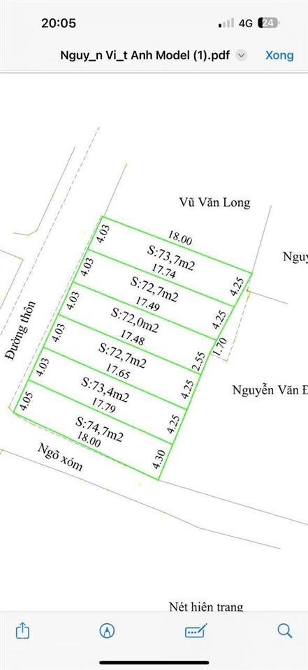 Bán đất thổ cư: Bán đất khu công nghiệp tràng duệ 3 đang khởi công