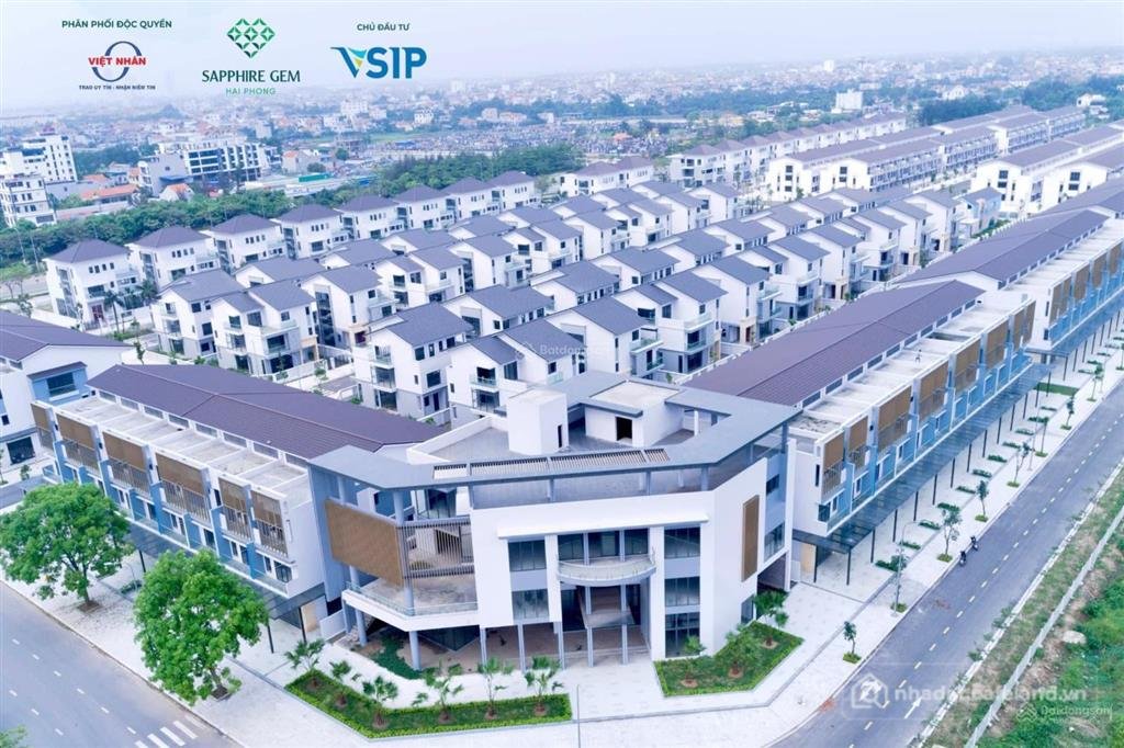 Bán nhà riêng: Bán nhà phố 110m² giá 6,0x tỷ view công viên sapphire gem, vị trí
