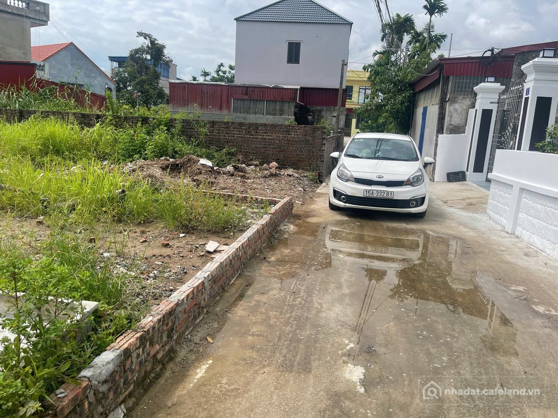 Bán đất thổ cư: Bán 91,4m đất, Mặt tiền : 4,8m.Tại : Hoà Nghĩa - Dương Kinh - Hả