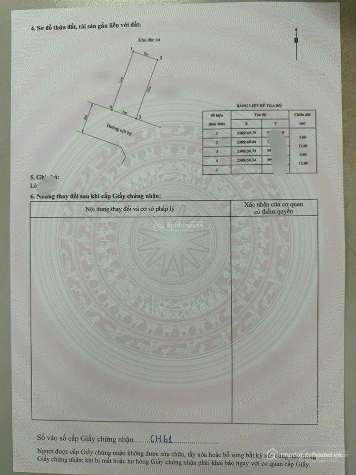 Bán đất thổ cư: Bán lô đất 60m2 khu thư trung văn cao, đằng lâm, hải an