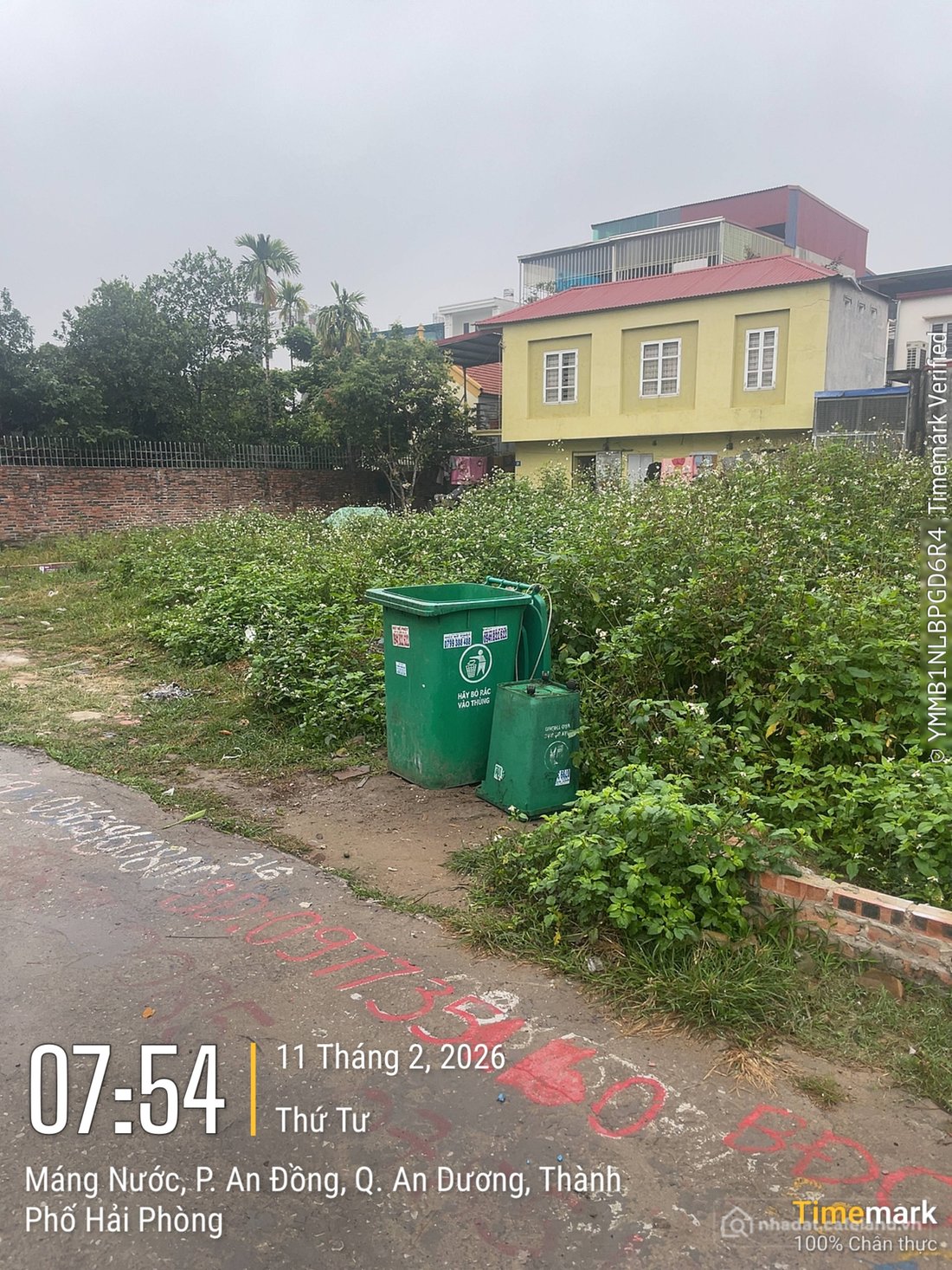 Bán đất thổ cư: Bán đất 90m2 Văn Cú An Đồng An Dương Hải Phòng