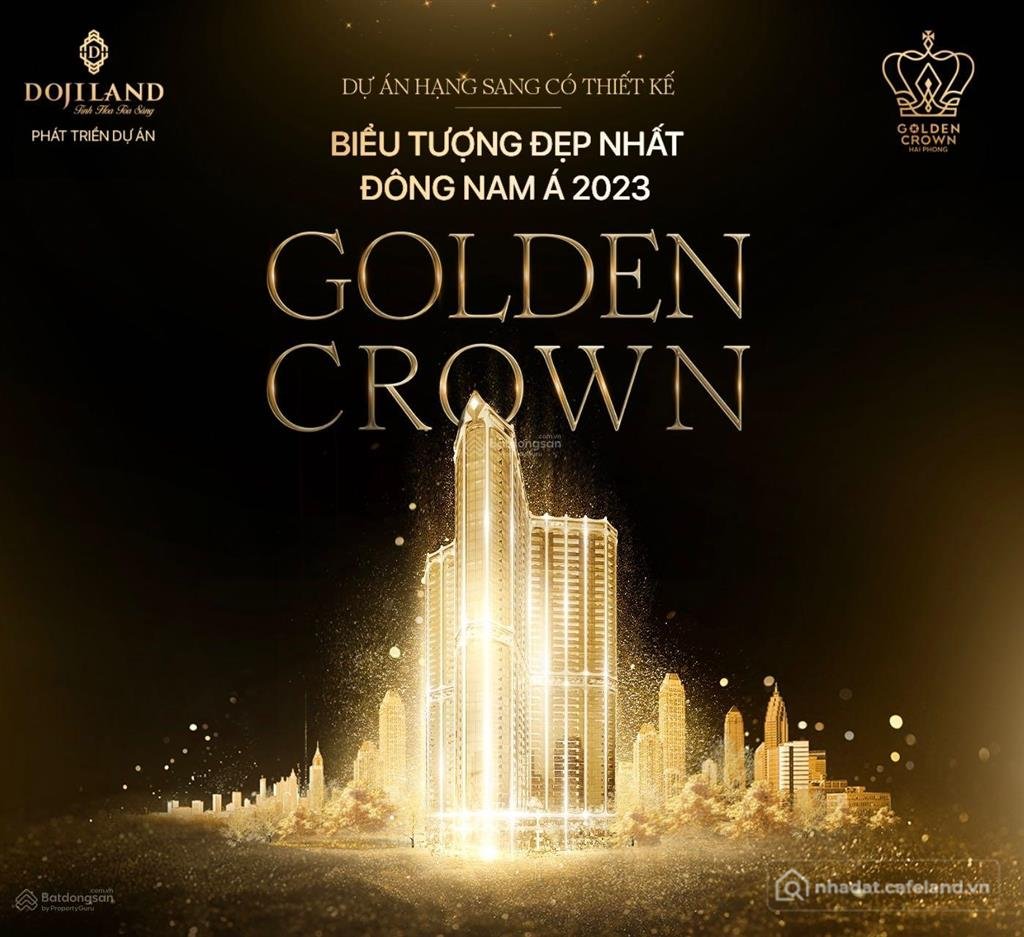 Bán căn hộ chung cư: Tổng hợp quỹ căn mở bán golden crown hải phòng cập nhật bản