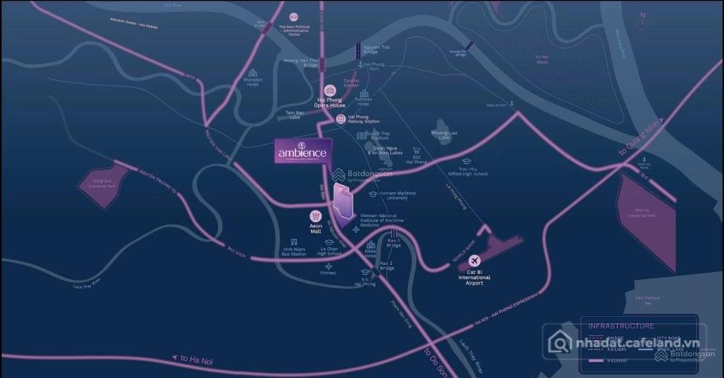 Bán căn hộ chung cư: Bán căn hộ ambience hải phòng, chỉ 500tr sở hữu 70m2, 2pn, 