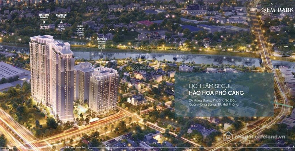 Bán căn hộ chung cư: Tổng hợp quỹ căn mở bán gem park hải phòng cập nhật bảng gi
