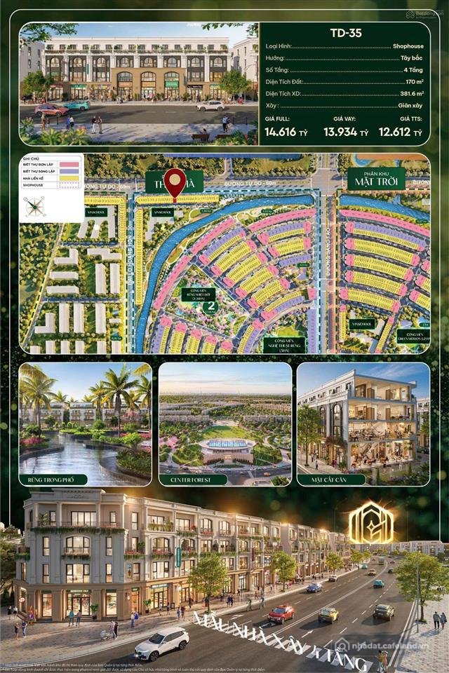 Bán nhà riêng: Mặt đường 60m tự do vin dương kinh (cầu rào 3) 4 tầng x 120m2 cơ 