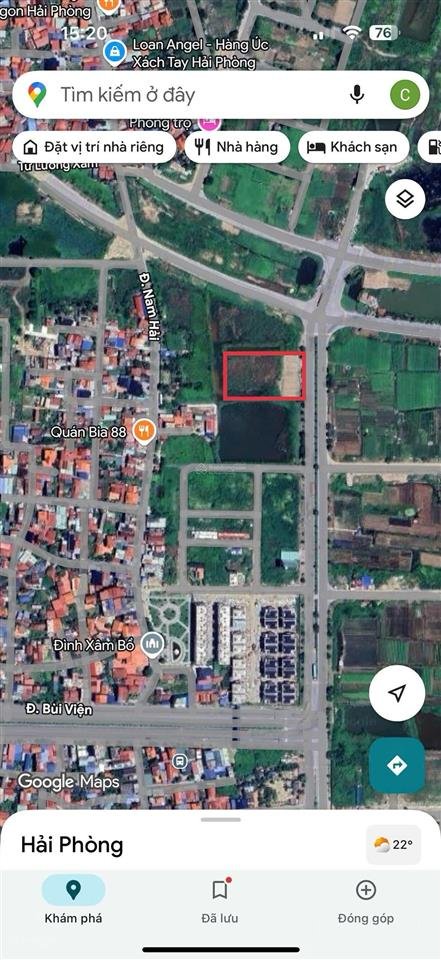 Bán đất thổ cư: Bán 5000m2 đất 03 mặt đường rộng 40m gần bùi viện, nam hải hải a