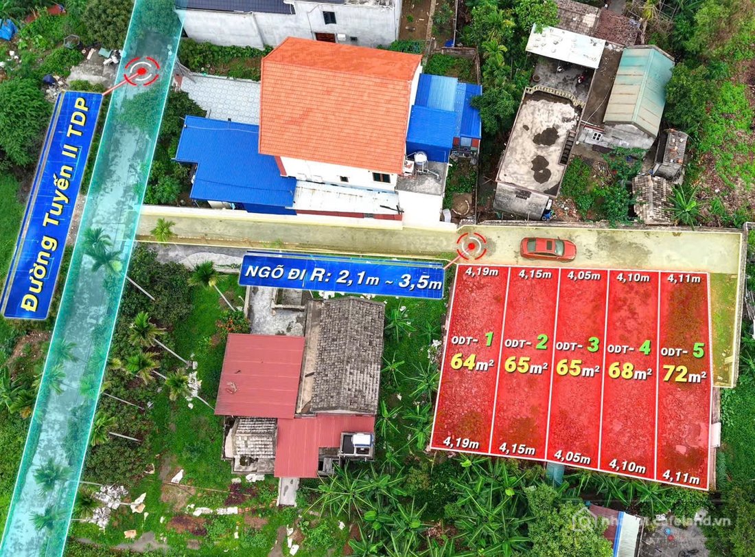 Bán đất thổ cư: Bán lô đất tại Hoàng Động - Thuỷ Nguyên - Hải Phòngsát KCN Nam 