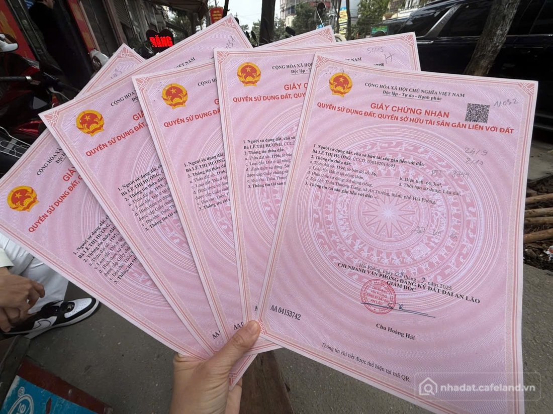 Bán đất thổ cư: Bán đất 120m² full thổ cư,sát cạnh KCN Tràng Duệ 3,gần đường 301