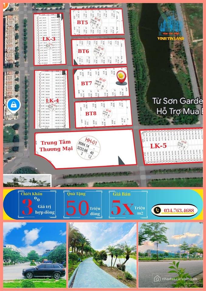 Bán nhà riêng: Mở bán biệt thự, liền kề, shophouse dự án từ sơn garden city