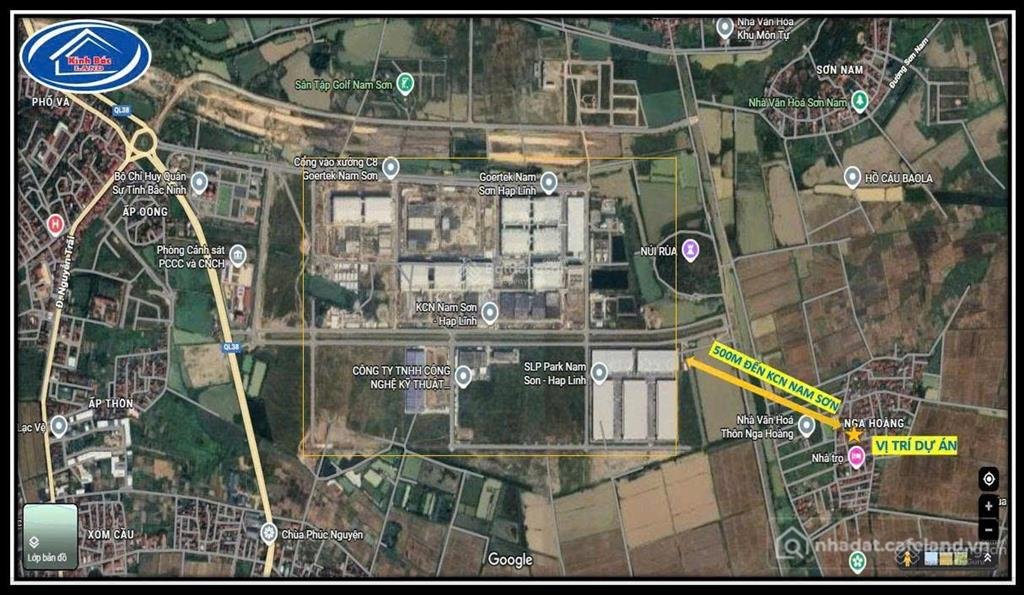 Bán đất thổ cư: Chỉ vói 500 triệu bạn có cơ hội sở hữu lô đất cổng khu công nghi