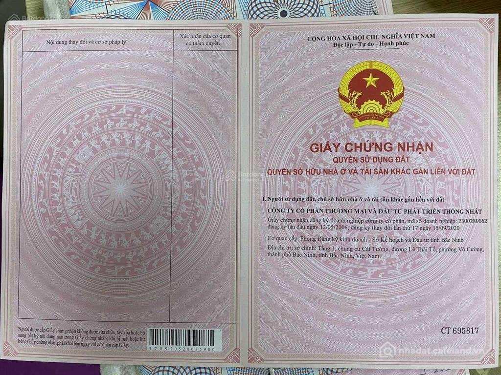 Bán căn hộ chung cư: Nhà ở xã hội chung cư cát tường yên phong 02 phòng ngủhỗ tr