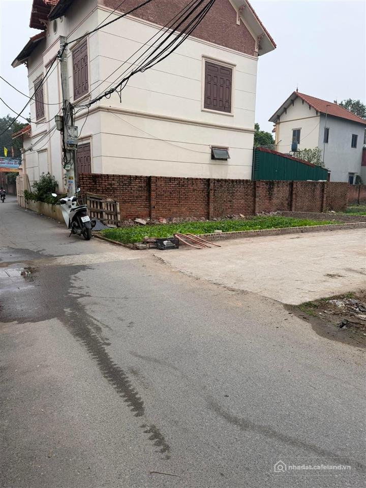 Bán đất thổ cư: Bán siêu phẩm lô góc ô tô thông công hà thuận thành bắc ninh dt 