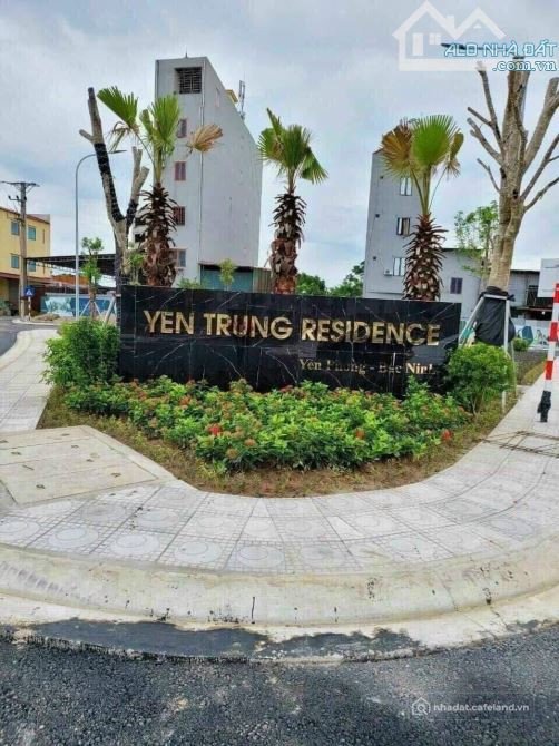 Bán đất thổ cư: BÁN ĐẤT DỰ ÁN YÊN TRUNG RESIDENCE, YÊN PHONG, BẮC NINH - 73M2 - 