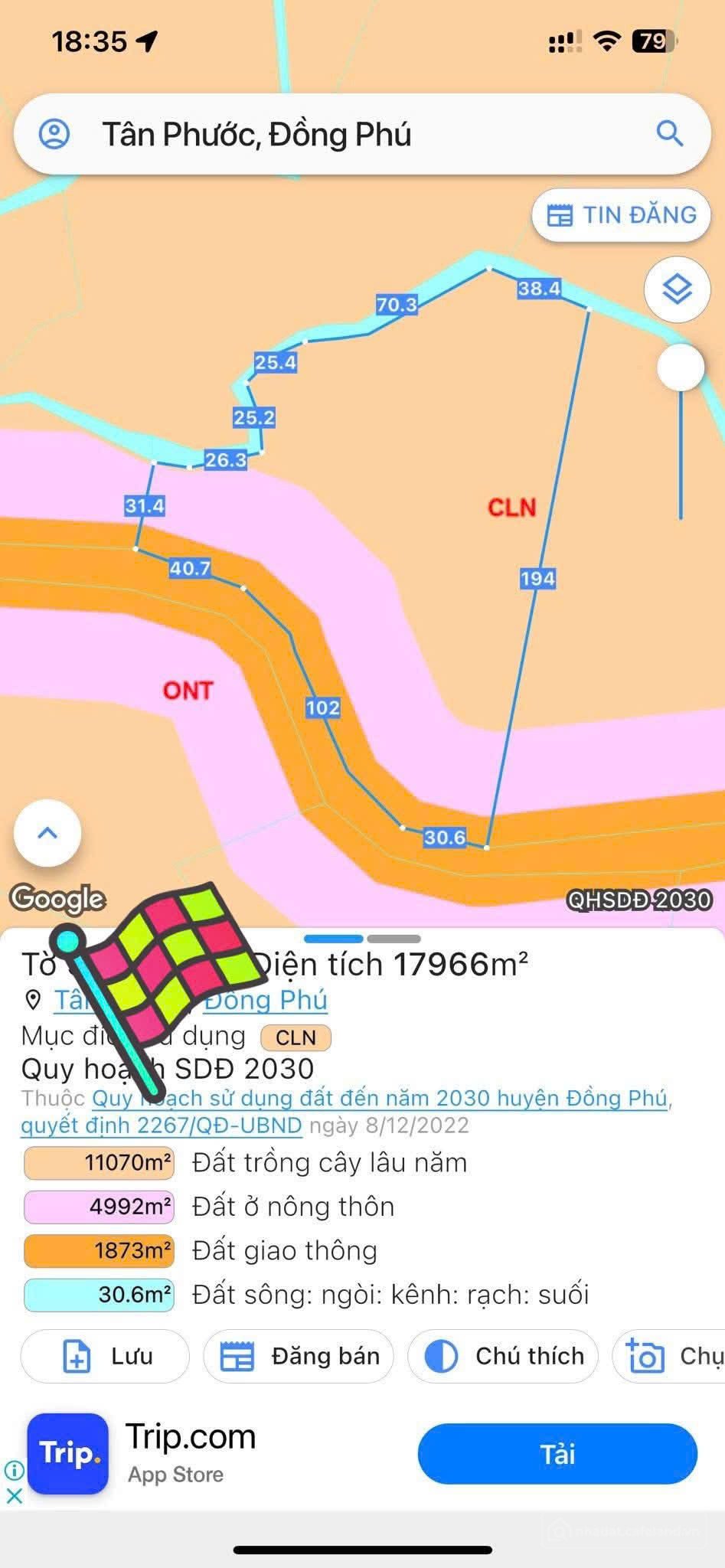 Bán đất thổ cư:  CƠ HỘI ĐẦU TƯ HIẾM – 4.8ha MẶT TIỀN TÂN PHƯỚC – ĐỒNG PHÚ