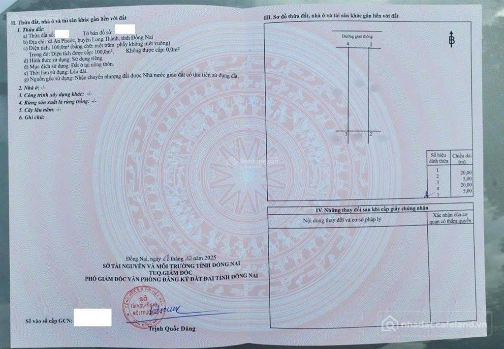 Bán đất thổ cư: Sở hữu đất thổ cư long thành đón đầu siêu dự án sân bay qt long 