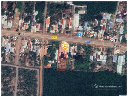 Bán đất thổ cư: Bán đất 250m². Giá 480 triệu ngay khu công nghiệp dân đông. O931