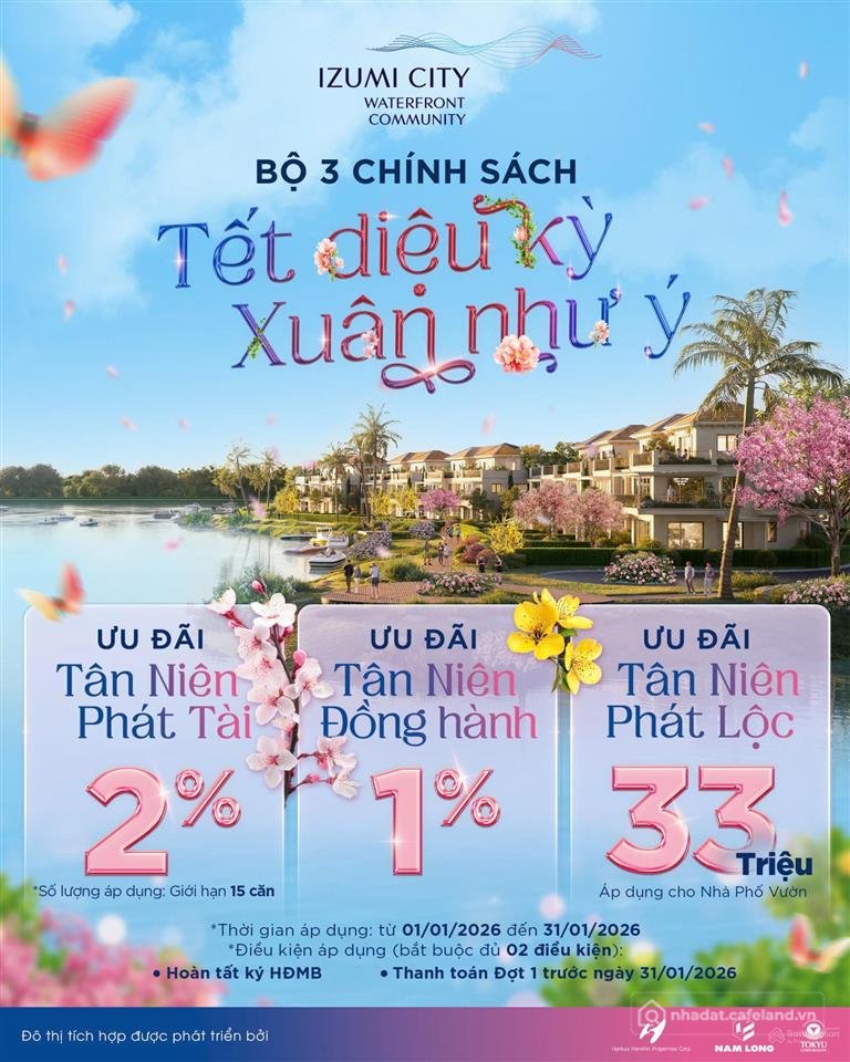 Bán nhà riêng: Sở hữu ngay nhà phố izumi canaria chỉ với 10% ký mua hđmb giá gốc