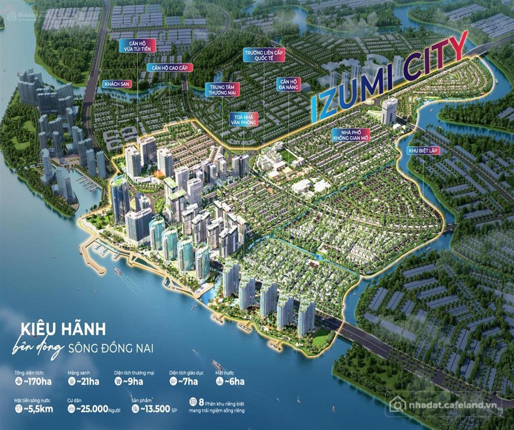 Bán nhà riêng: Izumi city ra mắt phân khu canaria nhà phố giá chỉ từ 7,2 tỷ/căn.