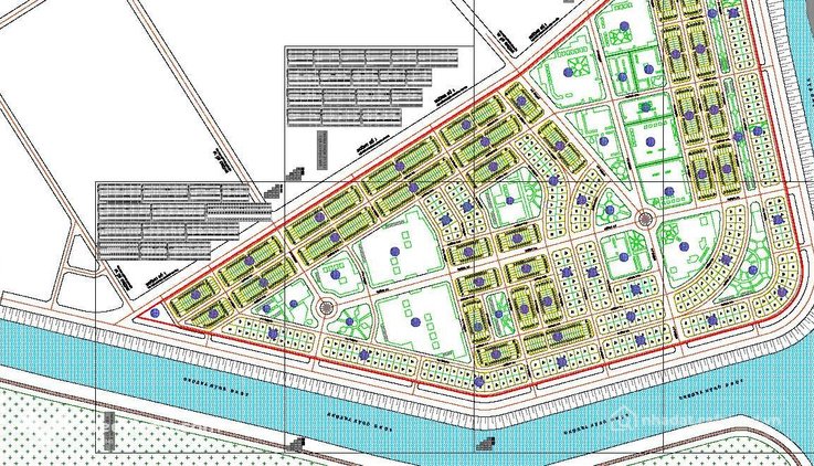 Bán đất thổ cư: Bán lô đất Đường T5 Khu đô thị An Bình Tân. Đã có sổ hồng - Diện