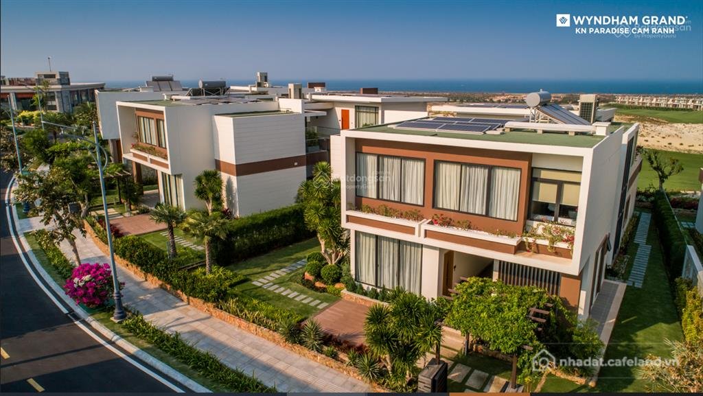 Bán nhà riêng: Bán villa wyndham grand cam ranh 493m2 view sân golf & biển sổ hồ