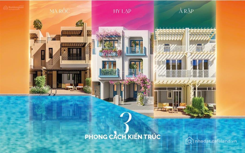 Bán nhà riêng: Nhà phố biệt thự liền kề sông town chiết khấu lên đến 4 tỷ sở hữu