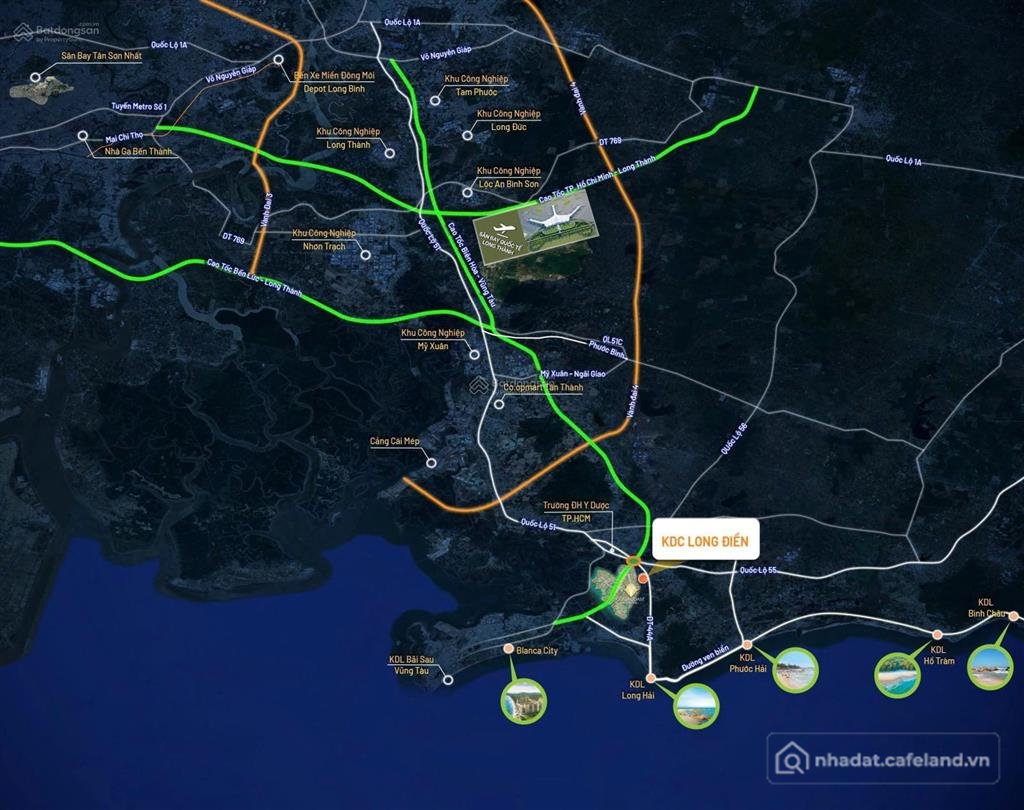 Bán đất thổ cư: Đất mặt tiền đường 10m gần sân bay long thành giá 2,5 tỷ. còn th