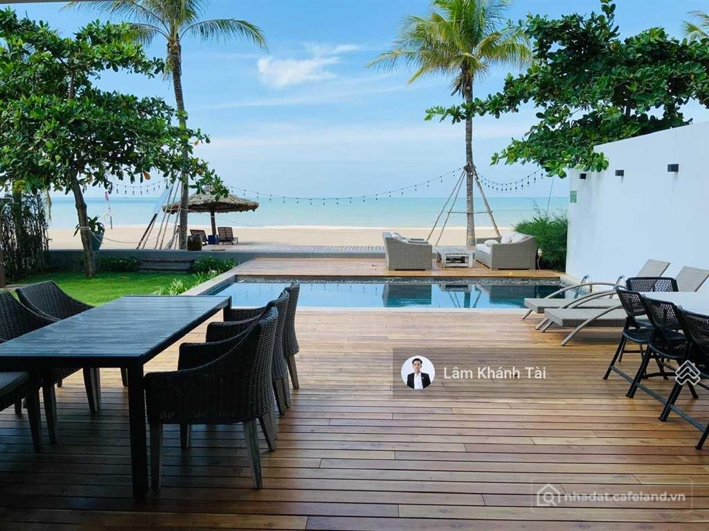 Bán nhà riêng: Bán căn góc biệt thự mặt tiền biển sanctuary hồ tràm villas 4pn d