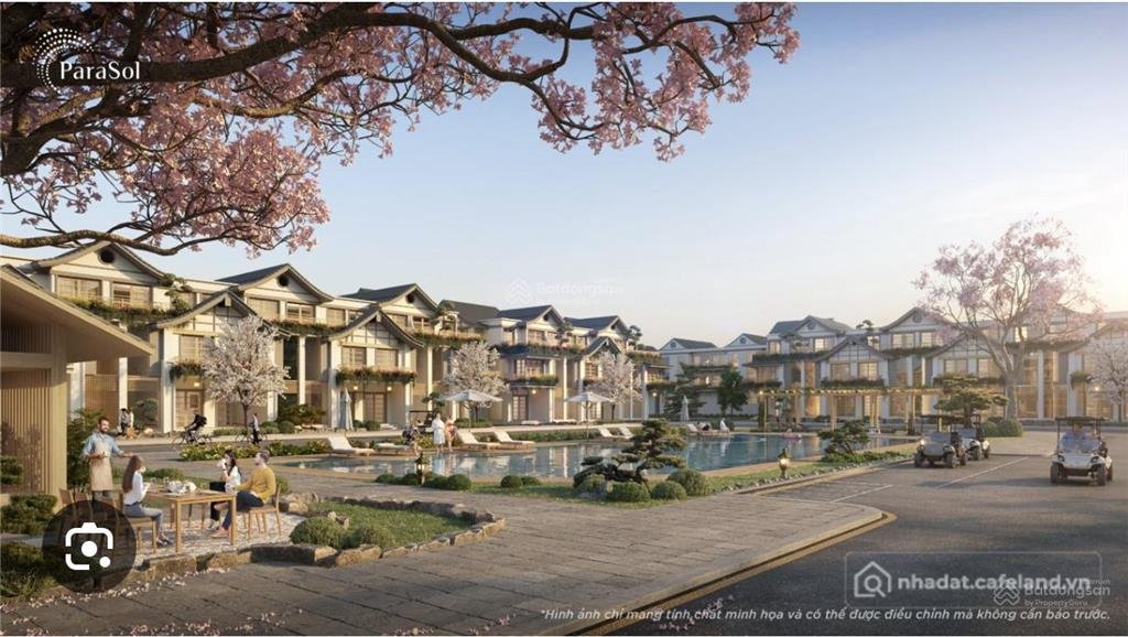 Bán nhà riêng: Bán liền kề biệt thự nikko parasol cara world cam ranh,dt 120m 3 