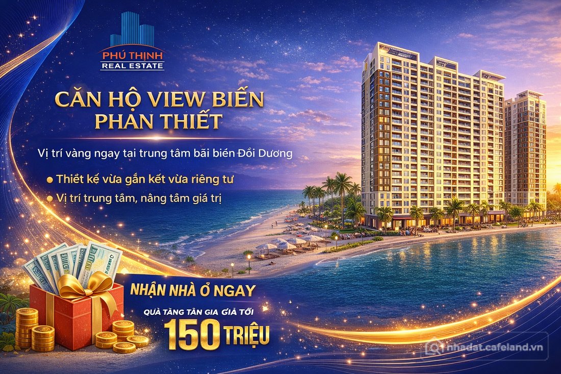 Bán căn hộ chung cư: Bán căn hộ biển Phú Thịnh Plaza Phan Thiết