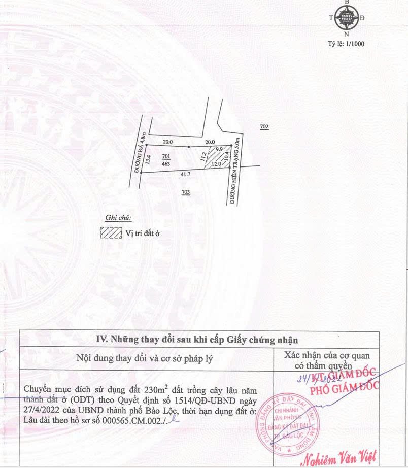 Bán đất thổ cư: Bán đất Cao Bá Quát, Lộc Phát, Bảo Lộc, Lâm Đồng, 12 triệu / m2,