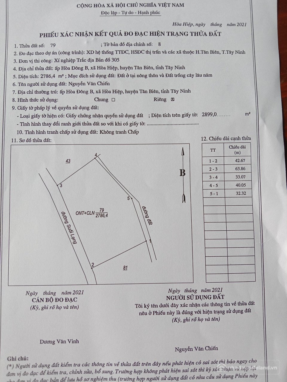 Bán đất thổ cư: Bán bán đất thổ cư 165m² , giá 599 triệu tại, Xã Hòa Hiệp, Huyện