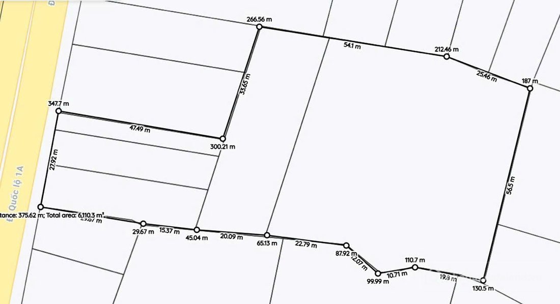 Bán đất thổ cư: ĐẤT MẶT TIỀN QUỐC LỘ 1A – TRUNG TÂM TÂN AN, LONG AN – NGANG KHỦN