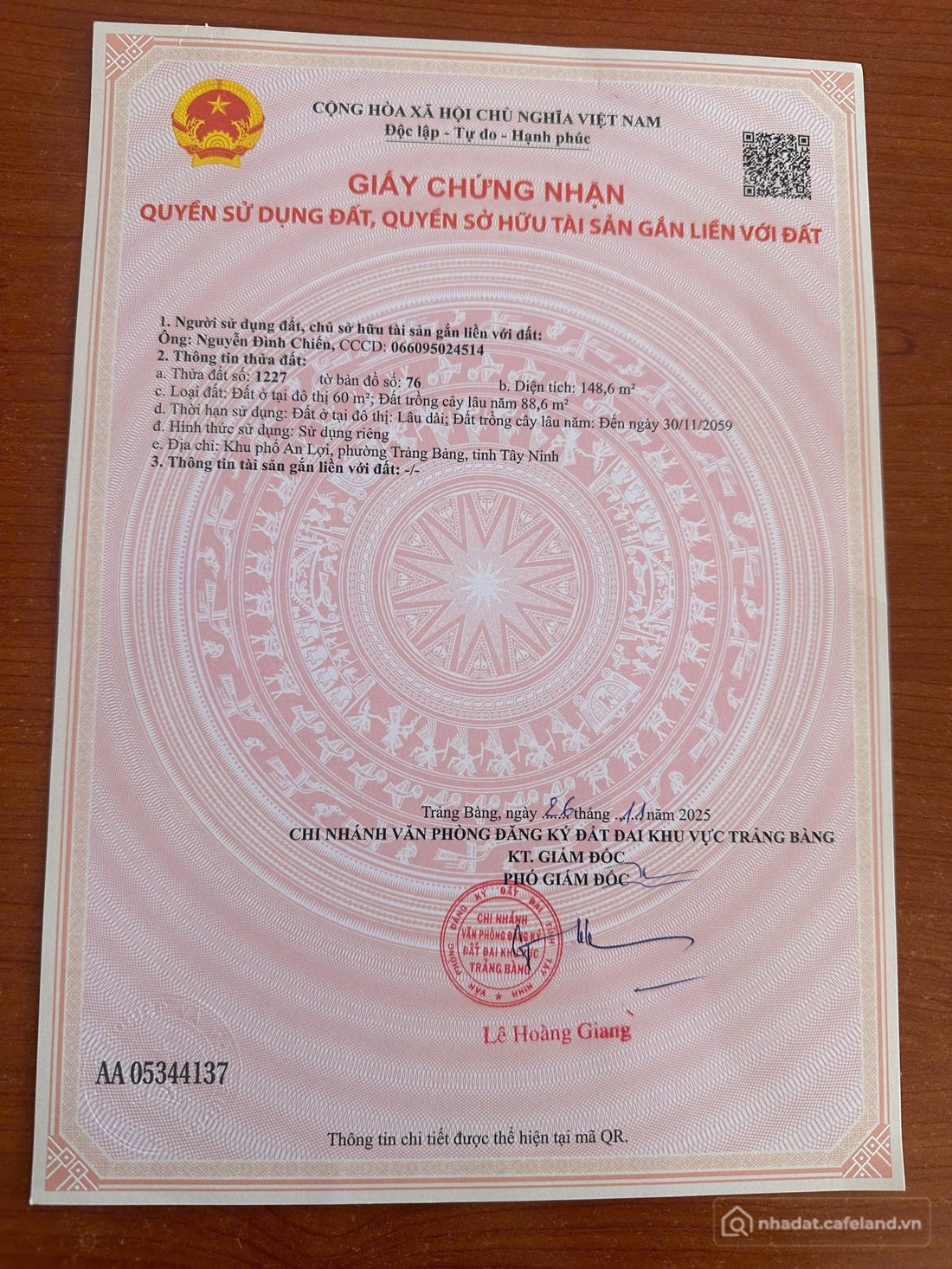 Bán đất thổ cư: Đất xây trọ gần khu công nghiệp TTC giá chỉ 725tr. Bớt lộc