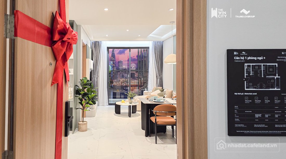 Bán nhà riêng: CĂN HỘ THE WIN CI TY 1PN 1WC GIÁ 1TY3, TT 20% KÝ HDMB