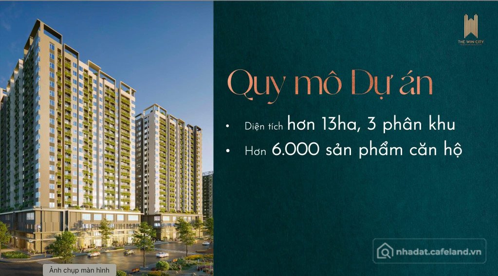 Bán căn hộ chung cư: NHẬN BOOKING DỰ ÁN THE WIN CITY-MẶT TIỀN ĐƯỜNG TỈNH LỘ 10-T