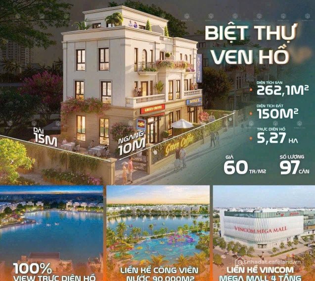 Bán nhà riêng: bán dự án vinhomes green city - 150m2-nhà phố - biệt thự-căn hộ-g