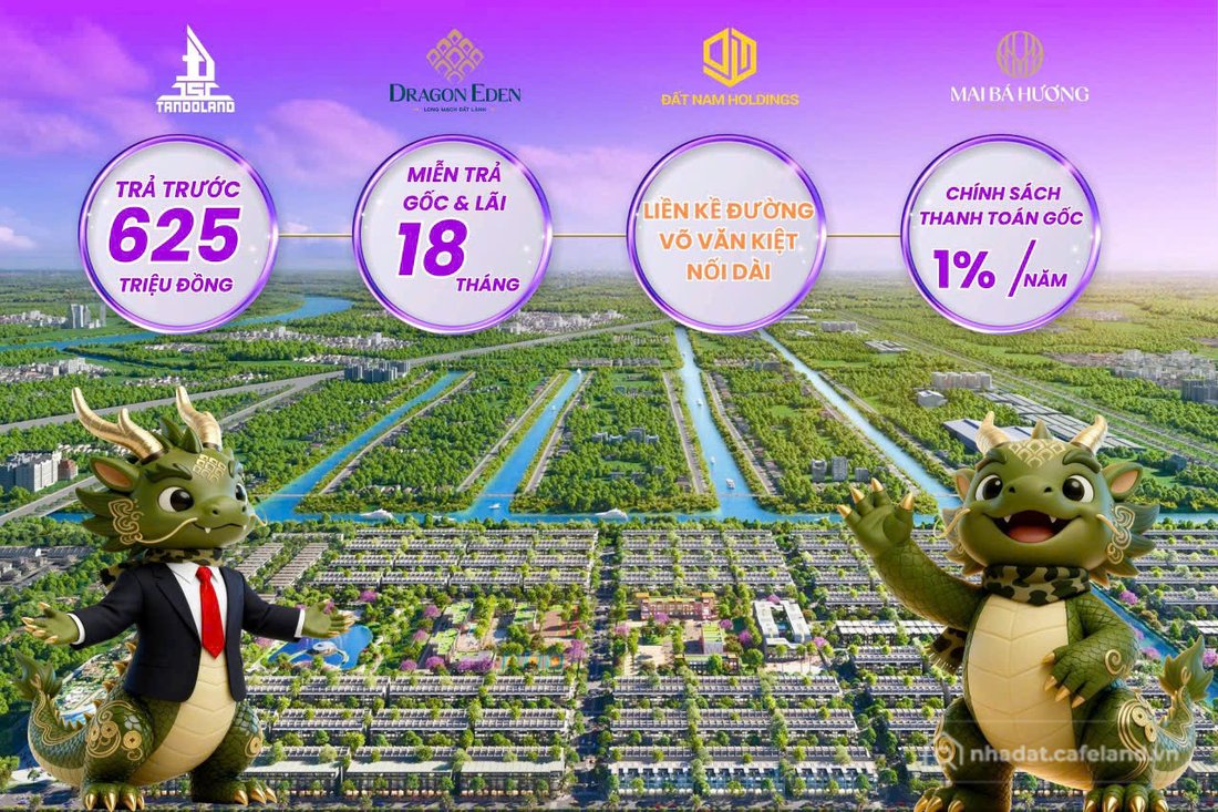 Bán đất thổ cư: CẦN BÁN GẤP ĐẤT NỀN KDC DRAGON EDEN DIỆN TÍCH 90M2 SHR FULL THỔ 