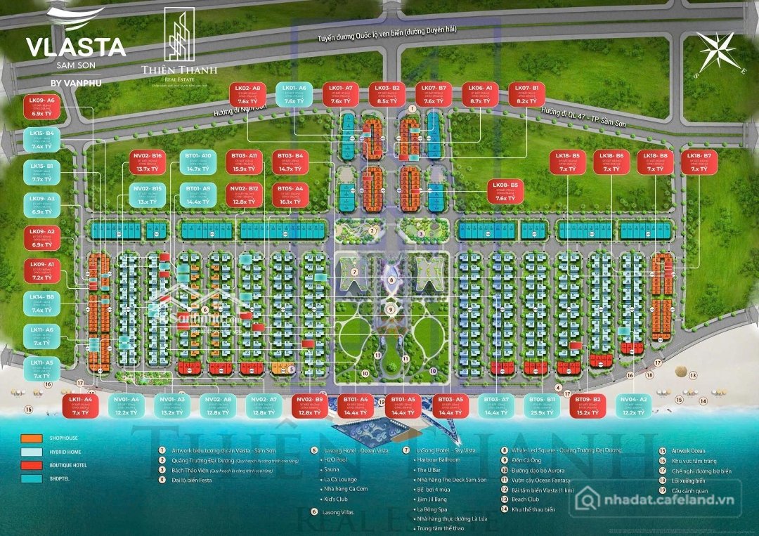 Bán nhà riêng: Bán Biệt Thự Nhà Vườn Vlasta Sầm Sơn Nv04-a2 198 M² đất, 328,6 M²