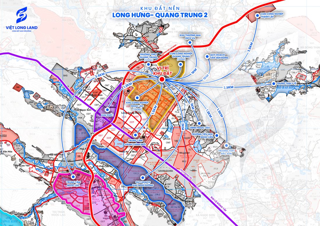 Bán đất thổ cư: Bán đất 88.8m² ngang 17.76m giá 182.5 triệu Xã Thạch Lập