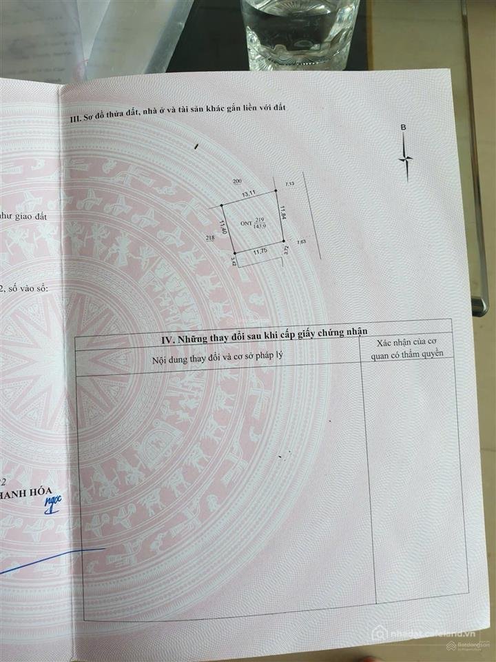 Bán đất thổ cư: Bán đất 144 m2 tại thôn lê lợi hoằng đông, 1,7 tỷ, hoằng hóa, th