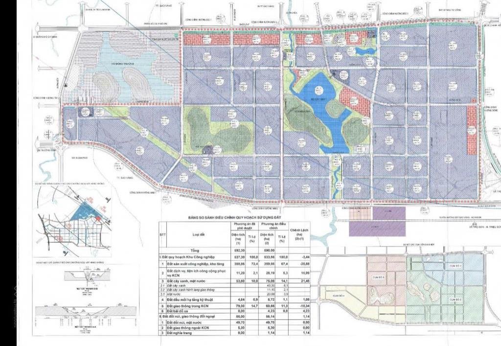 Bán kho, nhà xưởng: Bán đất khu công nghiệp lam sơn sao vàng, thanh hóa, sổ đỏ